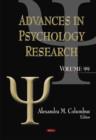 Advances in Psychology Research. Volume 99 - Book