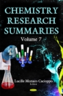 Chemistry Research Summaries. Volume 7 - Book