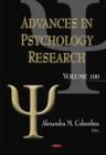 Advances in Psychology Research. Volume 100 - Book
