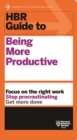 HBR Guide to Being More Productive (HBR Guide Series) - Book