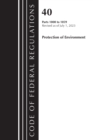 Code of Federal Regulations, Title 40 Protection of the Environment 1000-1059, Revised as of July 1, 2023 - Book