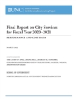 Final Report on City Services for Fiscal Year 2020-2021 : Performance and Cost Data - Book