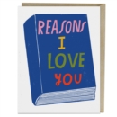 Lisa Congdon Reasons I Love You Card - Book