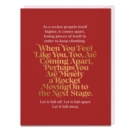 6-Pack Elizabeth Gilbert Merely A Rocket Card - Book