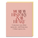 6-Pack Elizabeth Gilbert You Are My History and My Heart Card - Book