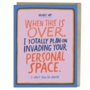 6-Pack Em & Friends Personal Space Greeting Cards - Book