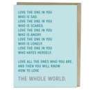 6-Pack Elizabeth Gilbert for Em & Friends Love The One in You Card - Book