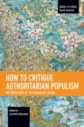 How to Critique Authoritarian Populism : Methodologies of the Frankfurt School - Book