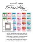 Periodic Table of Embroidery Stitches Poster : 20" x 30" - Book