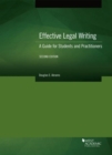 Effective Legal Writing : A Guide for Students and Practitioners - Book