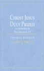 Christ Jesus Duly Prized : An Exposition on Philippians iii. 8-9 - eBook