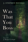 Was That You Boss - eBook