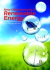 New Developments in Renewable Energy - Book
