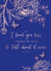 Jane Austen If I Loved You Less Embellished Card - Book