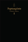 Septuaginta: A Reader's Edition Flexisoft : Two-Volume Set - Book