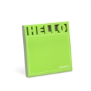 Knock Knock Hello Diecut Sticky Note - Book