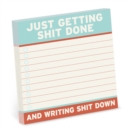 Knock Knock Getting Shit Done Sticky Notes (4 x 4-inches) - Book