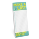 Knock Knock Make a List Make-a-List Pad - Book