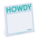 Knock Knock Howdy Sticky Note (Pastel Version) - Book