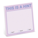 Knock Knock This Is a Hint Sticky Note (Pastel Version) - Book