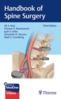 Handbook of Spine Surgery - Book