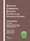 Selected Commercial Statutes for Sales and Contracts Courses, 2020 Edition - Book