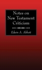 Notes on New Testament Criticism - eBook