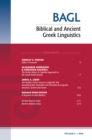 Biblical and Ancient Greek Linguistics, Volume 5 - eBook