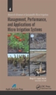 Management, Performance, and Applications of Micro Irrigation Systems - Book