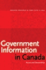 Government Information in Canada : Access and Stewardship - Book