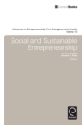 Social and Sustainable Entrepreneurship - Book