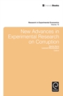 New Advances in Experimental Research on Corruption - eBook