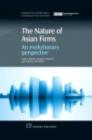 The Nature of Asian Firms : An Evolutionary Perspective - eBook