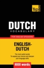 Dutch vocabulary for English speakers - 9000 words - Book