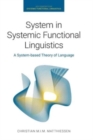 System in Systemic Functional Linguistics : A System-Based Theory of Language - Book