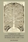 Common Law and Enlightenment in England, 1689-1750 - eBook