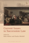 Current Issues in Succession Law - eBook