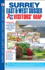 Surrey, East and West Sussex A-Z Visitors' Map - Book
