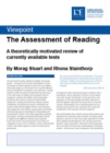 The Assessment of Reading : A theoretically motivated review of currently available tests - eBook