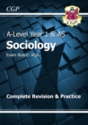 A-Level Sociology: AQA Year 1 & AS Complete Revision & Practice: for the 2024 and 2025 exams - Book
