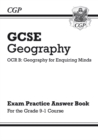 GCSE Geography OCR B: Geography for Enquiring Minds - Answers (for Workbook) - Book
