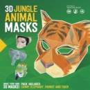 3D Jungle Animal Masks : Designed by Wintercroft - Book
