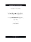 Cello Sonata No. 1 in G Op. 1, Nr. 1 - Book