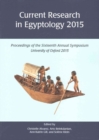Current Research in Egyptology 16 (2015) - Book