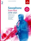 Saxophone Exam Pack 2018-2021, ABRSM Grade 2 : Selected from the 2018-2021 syllabus. 2 Score & Part, Audio Downloads, Scales & Sight-Reading - Book