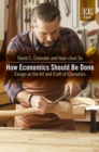 How Economics Should Be Done : Essays on the Art and Craft of Economics - eBook
