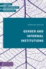 Gender and Informal Institutions - Book