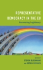 Representative Democracy in the EU : Recovering Legitimacy - Book