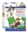 Wonders of Learning Box Set - Old & New Testament Reference Books, Sticker Book, Colouring Wall Chart and Model Ark Kit - Book