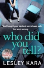 Who Did You Tell? : From the bestselling author of The Rumour - Book